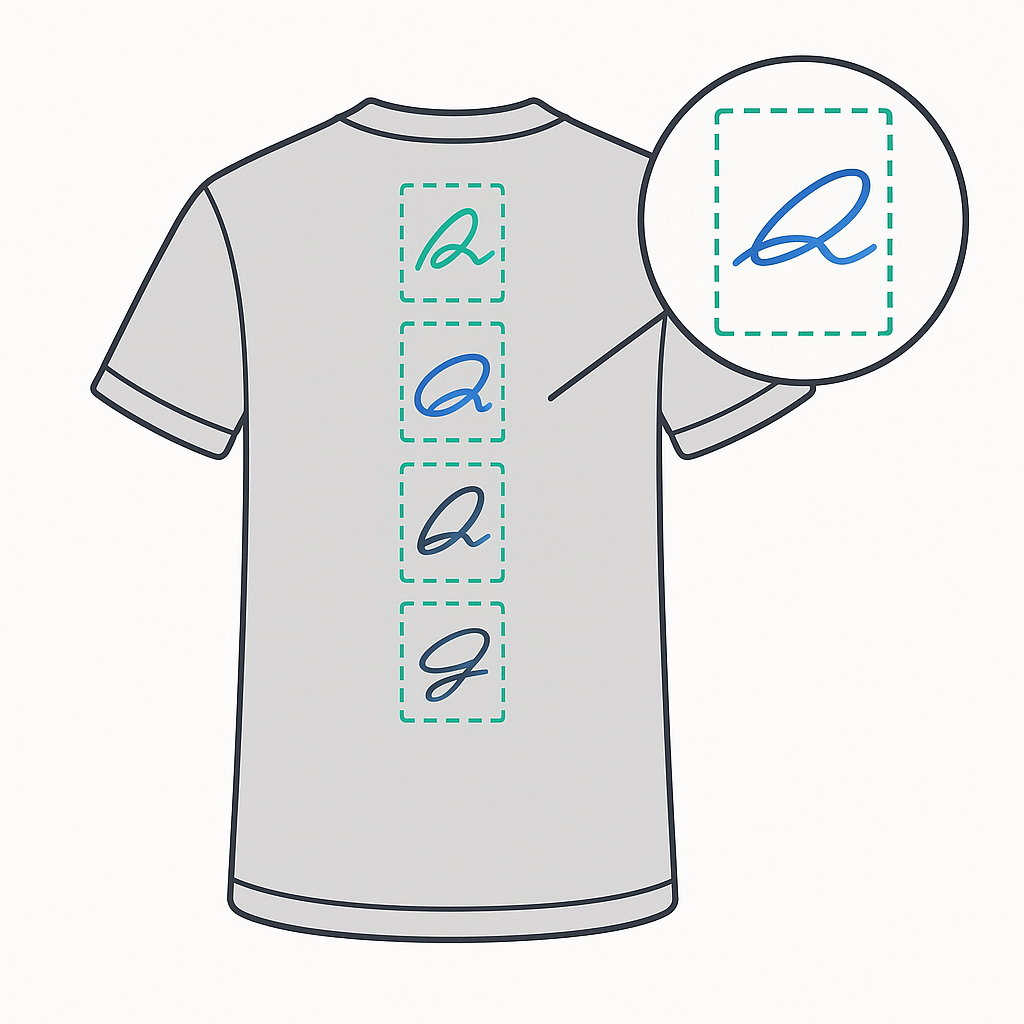 Stampa Nominativo DTF